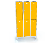  Divided cloakroom locker ALDOP with feet 1920 x 1050 x 500